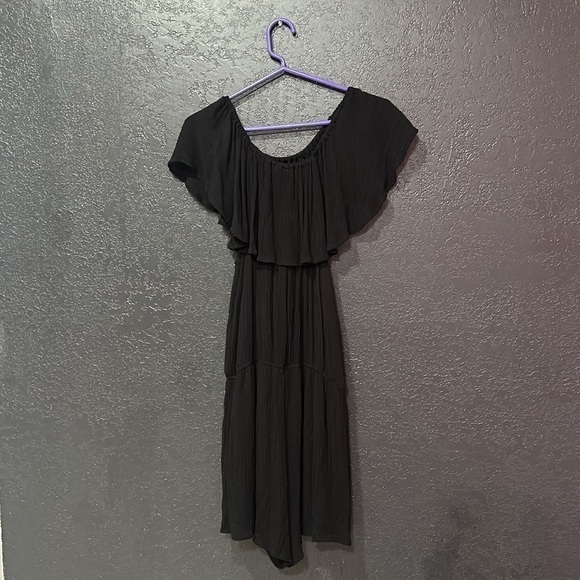 JAPNA Women’s Black Floral Embroidered Mini Dress Size L - Picture 3 of 5